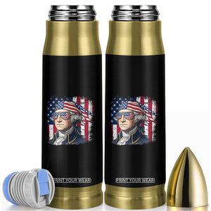 George Washington Patriotic Bullet Tumbler USA 250th Anniversary TS12 Black Print Your Wear