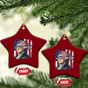 George Washington Patriotic Ceramic Ornament USA 250th Anniversary TS12 Print Your Wear