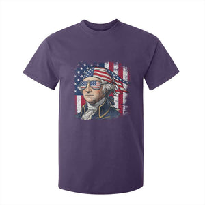 George Washington Patriotic T Shirt For Kid USA 250th Anniversary TS12 Purple Print Your Wear