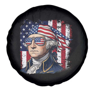 George Washington Patriotic Spare Tire Cover USA 250th Anniversary TS12 Print Your Wear