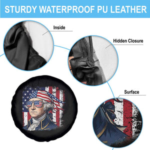 George Washington Patriotic Spare Tire Cover USA 250th Anniversary TS12 Print Your Wear