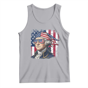 George Washington Patriotic Tank Top USA 250th Anniversary TS12 Athletic Heather Print Your Wear