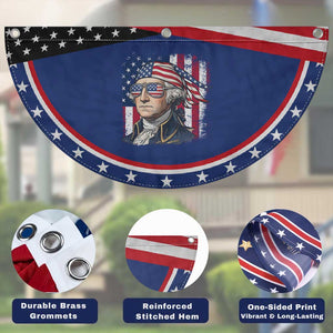 George Washington Patriotic Fan Flag USA 250th Anniversary
