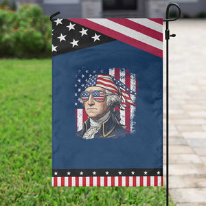 George Washington Patriotic Garden Flag USA 250th Anniversary TS12 Classic Blue Black Print Your Wear
