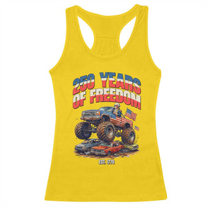 Funny George Washington Monster Truck Racerback Tank Top America 250th Anniversary TS12 Daisy Print Your Wear