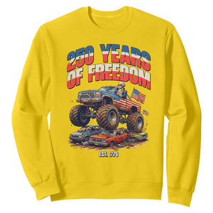 Funny George Washington Monster Truck Sweatshirt America 250th Anniversary TS12 Daisy Print Your Wear