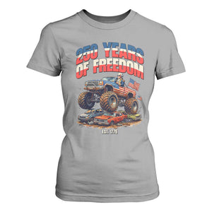 Funny George Washington Monster Truck T Shirt For Women America 250th Anniversary TS12 Sport Gray Print Your Wear