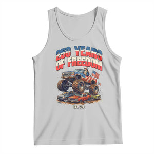 Funny George Washington Monster Truck Tank Top America 250th Anniversary TS12 Ash Print Your Wear