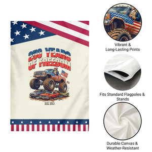 Funny George Washington Monster Truck Patriotic Garden Flag USA 250th Anniversary TS12 Print Your Wear