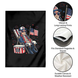 Proud American George Washington Patriotic Garden Flag TS12 Print Your Wear