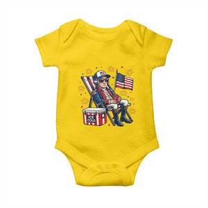 Proud American George Washington Patriotic Baby Onesie TS12 Daisy Print Your Wear