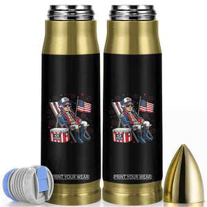 Proud American George Washington Patriotic Bullet Tumbler TS12 Black Print Your Wear