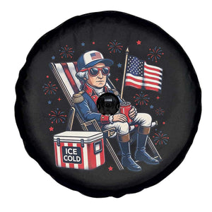 Proud American George Washington Patriotic Spare Tire Cover TS12 Print Your Wear