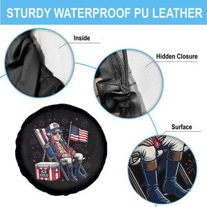 Proud American George Washington Patriotic Spare Tire Cover TS12 Print Your Wear