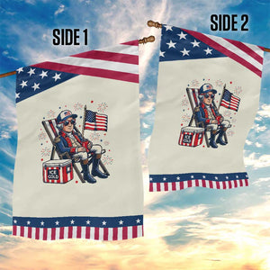 Proud American George Washington Patriotic Garden Flag TS12 Print Your Wear