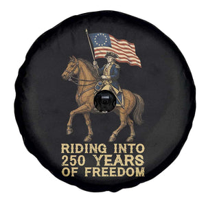 George Washington Spare Tire Cover Riding Into 250 Years Of Freedom TS12 Print Your Wear