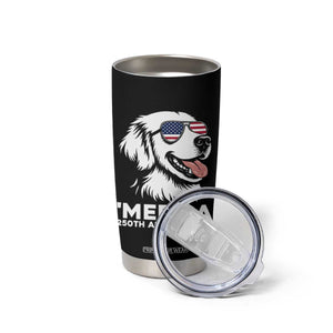 Merica Golden Retriever Lover Tumbler Cup 250th Anniversary Gift TS12 Print Your Wear