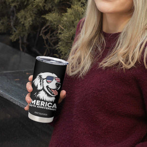 Merica Golden Retriever Lover Tumbler Cup 250th Anniversary Gift TS12 Print Your Wear