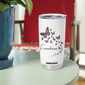 Butterfly Of Freedom American Pride Tumbler Cup TS12 Print Your Wear