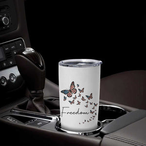 Butterfly Of Freedom American Pride Tumbler Cup TS12 Print Your Wear