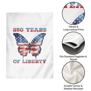 Patriotic Butterfly Garden Flag 250 Years Of Liberty TS12 Print Your Wear
