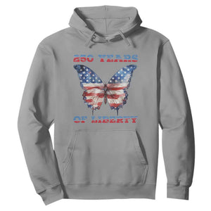 Patriotic Butterfly Hoodie 250 Years Of Liberty TS12 Sport Gray Print Your Wear
