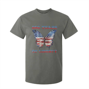 Patriotic Butterfly T Shirt For Kid 250 Years Of Liberty TS12 Military Green Print Your Wear