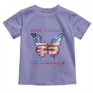 Patriotic Butterfly Toddler T Shirt 250 Years Of Liberty TS12 Violet Print Your Wear