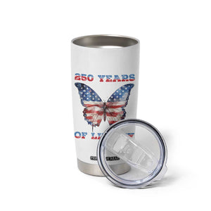 Patriotic Butterfly Tumbler Cup 250 Years Of Liberty TS12 Print Your Wear