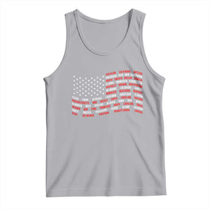 Vintage American Flag 50 States Tank Top Patriotic Gift TS12 Athletic Heather Print Your Wear