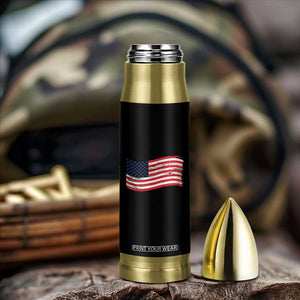 Vintage Patriotic American Flag Dog And Cat Paw Bullet Tumbler Gift For Pet Lover TS12 Print Your Wear
