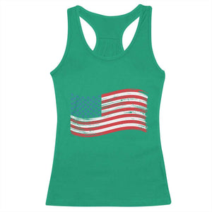 Vintage Patriotic American Flag Dog And Cat Paw Racerback Tank Top Gift For Pet Lover TS12 Irish Green Print Your Wear