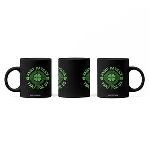 Saint Patrick Pray For Us Coffee Mug St Patricks Day Celtic Cross TS12 Print Your Wear