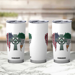 Patriotic Irish American Cross Tumbler Cup St Patricks Day Religious Gift TS12 Print Your Wear