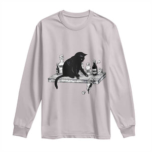 No Kings No Wars No Ice Cat Long Sleeve Shirt Political Humor Gift TS12 Ice Gray Print Your Wear