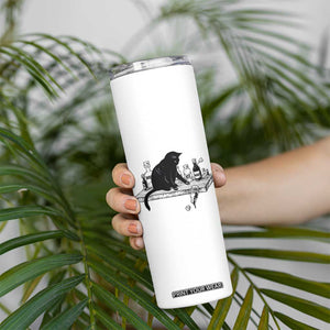 No Kings No Wars No Ice Cat Skinny Tumbler Political Humor Gift TS12 Print Your Wear