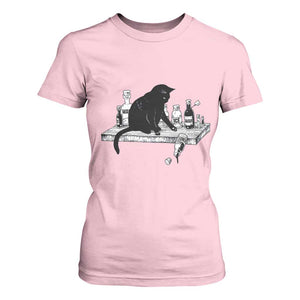 No Kings No Wars No Ice Cat T Shirt For Women Political Humor Gift TS12 Light Pink Print Your Wear