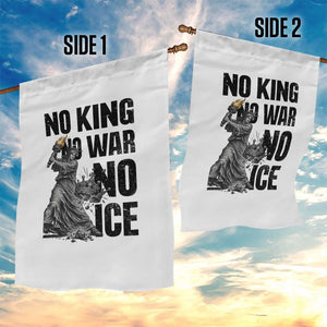 Statue Of Liberty Freedom Protest Garden Flag No Kings No Wars No Ice TS12 Print Your Wear