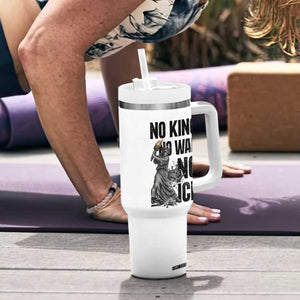 Statue Of Liberty Freedom Protest Tumbler With Handle No Kings No Wars No Ice TS12 Print Your Wear