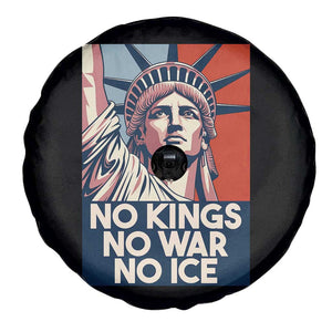 Statue Of Liberty No Kings No War No Ice Spare Tire Cover Freedom Protest Gift TS12 Print Your Wear