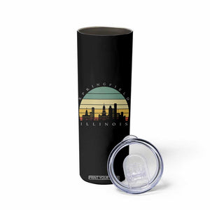 Vintage Springfield Illinois Pride Skinny Tumbler Scenic Cityscape Gift TS12 Print Your Wear