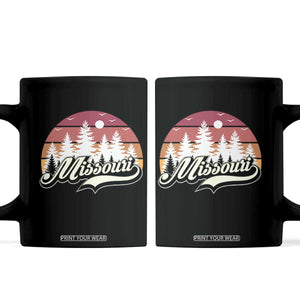 Missouri Travel Gift Coffee Mug Vintage Forest River Landscape TS12 Black Print Your Wear
