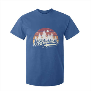 Missouri Travel Gift T Shirt For Kid Vintage Forest River Landscape TS12 Royal Blue Print Your Wear
