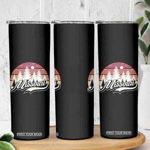 Missouri Travel Gift Skinny Tumbler Vintage Forest River Landscape TS12 Print Your Wear