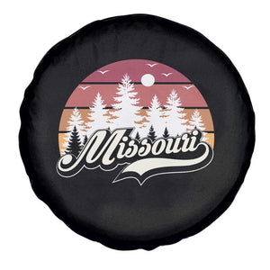 Missouri Travel Gift Spare Tire Cover Vintage Forest River Landscape TS12 Print Your Wear