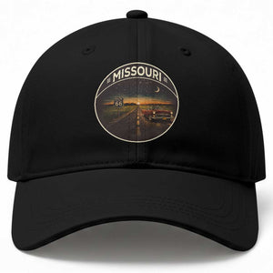 Missouri State Route Highway 66 Baseball Cap Mother Road Travel Gift TS12 Print Your Wear