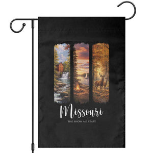 Missouri The Show Me State Garden Flag Midwest Pride TS12 Black Print Your Wear