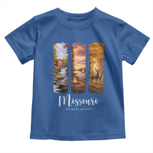 Missouri The Show Me State Toddler T Shirt Midwest Pride TS12 Royal Blue Print Your Wear
