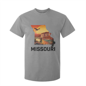 Missouri State Map Nature Travel T Shirt For Kid The Show Me State Pride TS12 Sport Gray Print Your Wear
