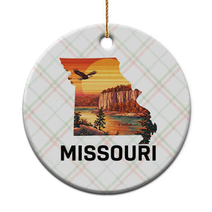 Missouri State Map Nature Travel Ceramic Ornament The Show Me State Pride TS12 1pc Christmas Plaid Print Your Wear